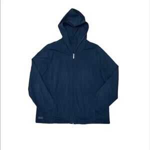 LRL Active Zip Hoodie Size L XL Black Pockets